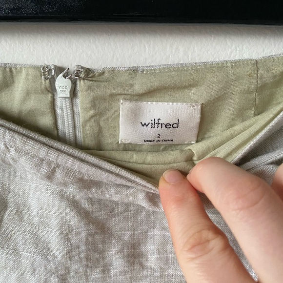 Elegant Gray Wrap Skirt - Picture 5 of 6